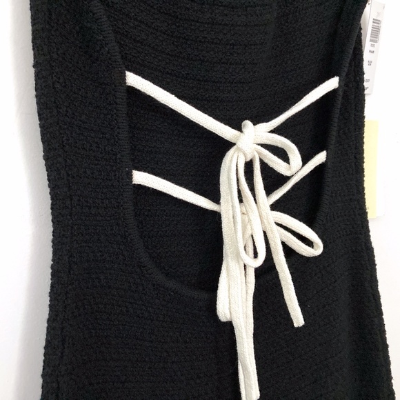 Wilfred Phair knit halter midi dress in BLACK - Picture 5 of 13